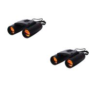KONTONTY 2pcs Folding Binoculars for Boys and Girls Bird Watching Compact Binoculars for Concert Theater Slip-resistant Shell for Travel Camping