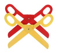 KONTONTY 2pcs Giant Clown Scissors Carnival Costume Shears Large Novelty Prank Props for Adult Stage Performances Cosplay