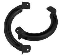 KONTONTY 2pcs Heavy Duty Nylon Barn Door Handle Side Mount Pulls for Garage Shed Fence Gate Handles for PVC Metal Wood Doors with Secure Fixed Feet Easy Installation