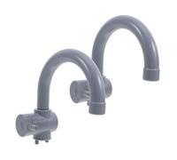 KONTONTY 2Pcs Kitchen Sink Faucet Realistic Plastic Simulation Faucets for Role Playing Kitchen Accessories for Imaginative Play and Outdoors