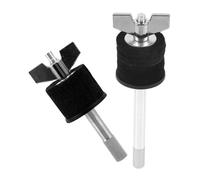 KONTONTY 2pcs Metal Cymbals Mounting Tools Cymbal Attachment Arms Boom Arm Bracket Double-layer Stackers for Drum Hardware Compatible Snare and Hi-hat