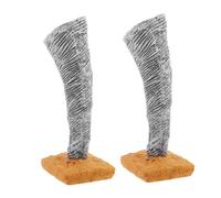 KONTONTY 2pcs Miniature Tornado Sculpture Realistic Resin Tornado Figurine for Micro Landscaping Sand Table Decor Unique for Weather Enthusiasts Collectors