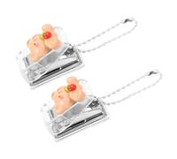KONTONTY 2pcs Portable Multi Function Hole Puncher Ergonomic Handheld Paper Puncher for DIY Crafts Durable for Office Home School Use Compact and Sturdy Design