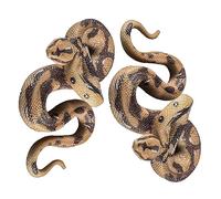 KONTONTY 2Pcs Realistic Scary Snake for Pranks and Halloween Decoration Simulation Snakes for Garden Use and Theme Parties for Bird Scaring and Fun