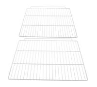 KONTONTY 2pcs Refrigerator Shelves Metal Wire Mesh Shelf Replacement Horizontal Dividers Organizer for Fridge Storage