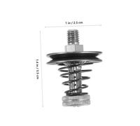 KONTONTY 2pcs Sewing Machine Accessories Yarn Bobbin Thread Holder Clips Sewing Accessories Regulator Silver Metal