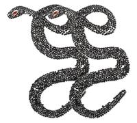 KONTONTY 2Pcs Snake Stickers Diamond Stickers Patches Decor for Clothes Repairing Patches Decor Decorative Applique Back Patches for Home Snake Back Patch Coat self-Adhesive do it Yourself
