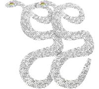 KONTONTY 2pcs Snakelike Garment Back Patches Multi-Function Decorative Sewing Patches for DIY Embroidered Repairing for Clothes Bags Hats More Heat-Activated Adhesive
