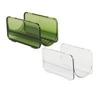 KONTONTY 2Pcs Stackable Water Bottle Organizer Multi Layer Storage Rack for Kitchen Countertops Cabinets and Refrigerators Lightweight Material for Insulated Bottles and Drink Storage