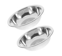 KONTONTY 2pcs Stainless Steel Foot Basin Versatile Foot Soak Tub Portable Sink Soak Bowl Modern for Home Use