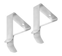 KONTONTY 2pcs Stainless Steel Professional Thermometer Clips with Thermometer Probe Holder for Coffee Cup Easy to Operate and Prevents Scalding in Styles