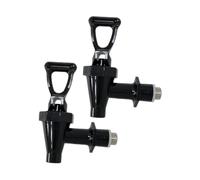 KONTONTY 2pcs Stainless Steel Water Dispenser Faucets for Ice Tea and Milk Tea Buckets Insulated Barrel Spigot Replacement Parts Easy to Install Beverage Taps