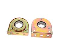 KONTONTY 2pcs Ventilation Fan Bearing Housing Kit Iron Pulley Wheel Block for Greenhouse Agricultural Machinery Stable Base with Precision Bearings for Efficient Airflow Control