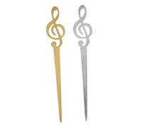 KONTONTY 2pcs Wax Mixing Spoon Metal Sealing Wax Stirring Stick Sealing Stir Rod for Seal Mixing Rod Use in Seal Making Project