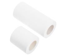 KONTONTY 2pcs Writable Blank Adhesive Craft Tape for Scrapbooking and Journaling Removable White Washi Stickers for Students Creative DIY Design Tape Residue