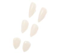 KONTONTY 3 Pairs Vampire Teeth Costume Fangs for Halloween Party Props Dentures Medical Resin Safe Fake Teeth for Cosplay Werewolves Unisex Favors