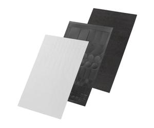 KONTONTY 3 Sheets Self Adhesive Blackout Stickers for LED Devices of Routers Shading Stickers Dimming Light Filters for Tvs Easy Application Material Glare Reduction