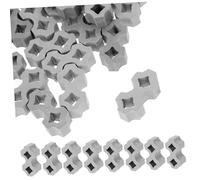 KONTONTY 30pcs Miniature Simulation Brick Models for Micro Landscape Decor Realistic Mini Building Blocks for DIY House Model Crafting Compact for Fine Motor Skills and Parent Interaction