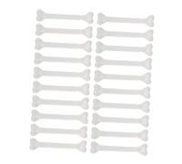 KONTONTY 30pcs Plastic Human Bone Props for Halloween Decoration Realistic Fake Skeleton Bones for Haunted House and Caveman Theme Party Lightweight and Reusable Halloween Accessories
