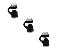 KONTONTY 3pcs 30x Clip Microscope Magnifier Lens for Cell Phone Optical LED Light for Handheld Macro Photography and Detailed Inspection
