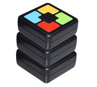 KONTONTY 3Pcs Handheld Memory Training Game for Educational Brain Teaser with Light Up Flashing Colors Enhances Hand Eye Coordination and Memory Development