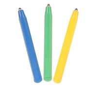 KONTONTY 3PCS Magnetic Stylus Pens for Drawing Boards Portable Replacement Drawing Tablet Pens in Yellow Blue Green Compact Travel Friendly for Boys