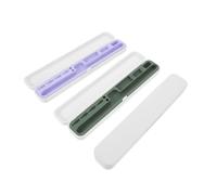 KONTONTY 3pcs Stylus Pen Case Drop Resistant Multi Compartment Stylus Storage Box Shockproof Pen Holder Compatible with Digital Stylus Organizer Case for Professionals Teachers Students