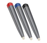 KONTONTY 3pcs Whiteboard Stylus Pens for Teachers - Portable Capacitive Touch Screen Stylus Pen Set in Black, Red, Blue - Precision Writing for Interactive Tablets and Digital Whiteboards