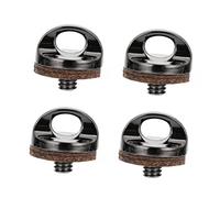 KONTONTY 4 Pieces Camera Neck Strap Screw Holder Fixing Screws for Strap Sling Durable Camera Accessories with Wooden Washer for Secure Installation