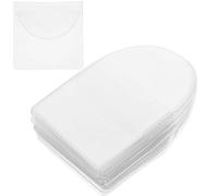 KONTONTY 40Pcs PVC Commemorative Coin Organizer Bags 5.5X5.2Cm + 3.8Cm Portable Coin Storage Pouches Collector Holder Protector for Collection