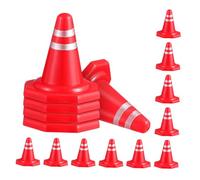 KONTONTY 40pcs Realistic Plastic Roadblock Barricades for Educational Miniature Learning for Sand Tables and Outdoor Activities
