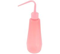 KONTONTY 480ML Plastic Squeeze Watering Bottle with Curved Nozzle for Hanging Baskets and Flower Plants, Easy to Squeeze, Portable Watering Tool