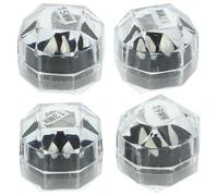 KONTONTY 4pairs Halloween Vampire Dentures of Fangs Teeth Caps for Cosplay Party Props Realistic Werewolf Teeth Options