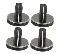 KONTONTY 4pcs Gas Stove Knob Ignition Buttons Home Gas Stove Accessories Right Angle Plastic