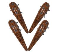 KONTONTY 4pcs Kids Inflatable Cheering Thunder Sticks Fake Wood Bat Balloon Cheer Sticks Noise Maker for Outdoor Games Sports Events Concerts Birthday Party Supplies