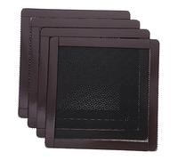 KONTONTY 4pcs Magnetic Dust Filter Mesh for Computer Case Cooling Easy to Install Dustproof Accessory for Pc Fans Compatible Cases
