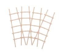 KONTONTY 4pcs Miniature Dollhouse Ladder Accessories Lightweight DIY Step Staircase for Doll House Furniture Decoration Compact Realistic Mini Ladder for Landscape and House Ornaments
