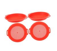 KONTONTY 4Pcs Plastic Beach Sieve for Shell Collecting Treasure Hunting Versatile Outdoor for Summer Parks and Sandboxes