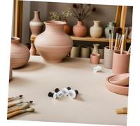 KONTONTY 4pcs Pottery Trimming Spinner Ergonomic Clay Finishing Wheel Tools for Precise Edge Shaping and Various Clay Types with Comfortable Grip and Design