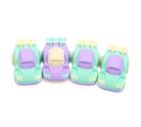 KONTONTY 4Pcs Pull Back Car for Educational Funny Play Vehicles Broken-resistant Cars for Boys Interactive Push and Go