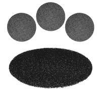 KONTONTY 4pcs Round Activated Fiber Filter Discs for Kitchen Compost Bin Replacement Activated Carbon Filters for Trash Cans and Home Composting Enhanced Odor Removal and Filtration