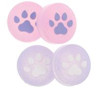 KONTONTY 4Pcs Silicone Cat Claw Thumb Grip Caps Night Glow Replacement Button Covers for Switch Controller Accessories, Soft Silicone Thumb Stick Covers for Gaming