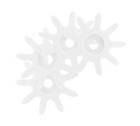 KONTONTY 4PCS Small Plastic Gears for Vending and Pinball Machines Gear Set for Coin Operated Candy Tissue Dispensers Smooth Operation Replacement Accessories