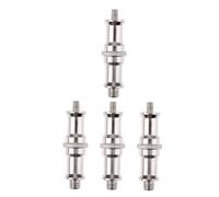 KONTONTY 4pcs Threaded Screw Adapter Male Convertor Cold Shoe Adapter for Light Stand Studio Use Spigot Hot Shoe Mount