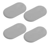 KONTONTY 4pcs Toilet Seat Bumpers for Bidet: Replacement Spacers and Buffer Pads - Noise Dampening Plastic Cushion for Home School and Commercial Bathroom Fixtures