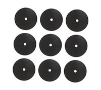 KONTONTY 50 Sheets Black Carbon Paper round Toner Paper Tray for Physics Experiment and Speeds Experimentation Safe to Use Not Easy to Break