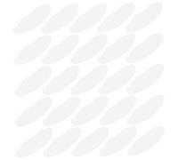 KONTONTY 50pcs Clear Adhesive Facial Shields for Haircut Protection PVC Haircut Face Guards for Adults and Hair Salon Eye and Face Cover to Prevent Hairspray Irritation and Broken Hair