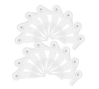 KONTONTY 50pcs Thickened Plastic Ceiling Light Fixed Clips Buckles for Secure LED Ceiling Lamp Mounting Holder for Light Fixtures Easy Installation Reliable Performance