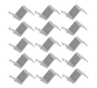 KONTONTY 50pcs Z Shape Offset Canvas Clips Picture Frame Hardware Metal Right Angle Brackets for Mirrors Furniture Framing Projects with Secure Mounting and Easy Installation