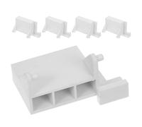 KONTONTY 5pcs Microwave Oven Door Latch Replacement Plastic Switch Brackets Fit for Smooth Opening and Closing Repair Parts Value Pack DIY Supplies